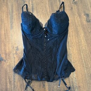 Victoria's Secret Black Lace Corset